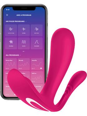 Satisfyer Connect Top Secret +, Wearable Vibrator, rosa