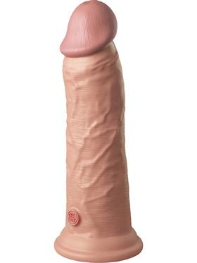 King Cock Elite Dual Density Silicone Cock, 22 cm, ljus