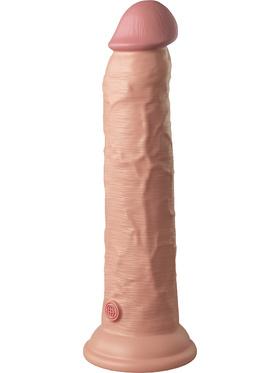 King Cock Elite Dual Density Silicone Cock, 25 cm, ljus