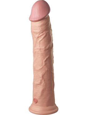 King Cock Elite Dual Density Silicone Cock, 30 cm, ljus