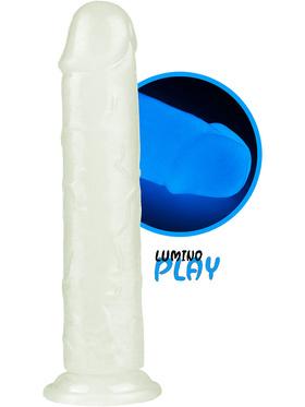 LoveToy Lumino Play, Självlysande Dildo, 21 cm