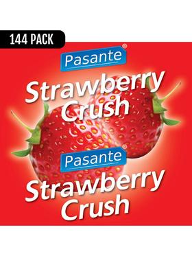 Pasante Strawberry Taste Kondomer, 144-pack