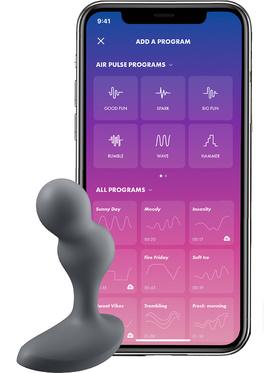 Satisfyer Connect Deep Diver, Plug Vibrator, grå