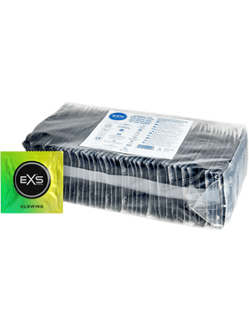 EXS Glow in the Dark Kondomer, 100-pack