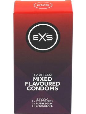 EXS Kondomer, Mixed Flavoured, 12-pack