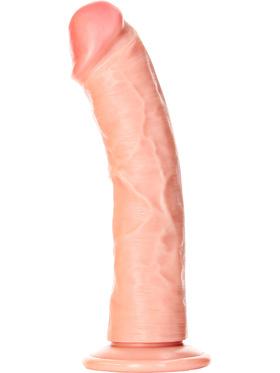 RealRock Curved Realistic Dildo, 20.5 cm, ljus