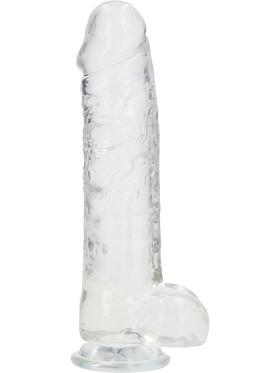RealRock Crystal Clear Realistic Dildo, 25.4 cm