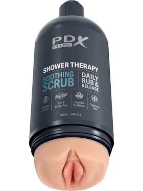 Pipedream PDX Plus Shower Therapy Stroker, Soothing Scrub