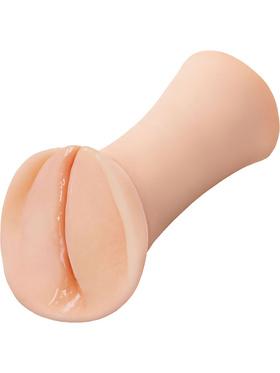 Pipedream Wet Pussies Slippery Slit, Self-Lubricating Stroker, ljus