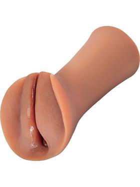 Pipedream Wet Pussies Slippery Slit, Self-Lubricating Stroker, mörk