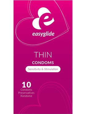 EasyGlide Extra Thin Condoms, 10-pack