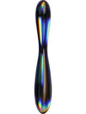 LoveToy Twilight Gleam Glass Dildo, Double Delight