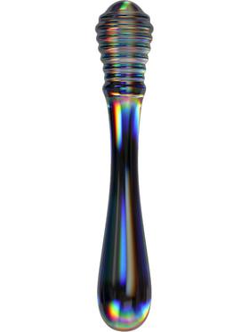 LoveToy Twilight Gleam Glass Dildo, Twin Pleasures