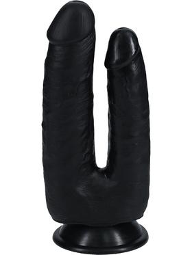 RealRock Double Trouble Realistic Dildo, svart