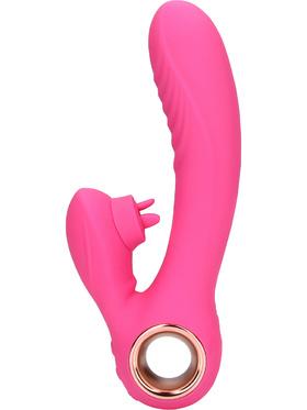 Loveline Tongue Flickering and Heating Rabbit Vibrator