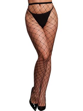 Le Désir Panty with Big Fishnet Structure, One Size