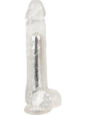 You2Toys Crystal Clear Dildo Vibrator, 24,5 cm