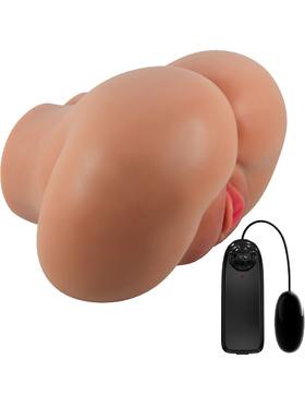 Crazy Bull Luna, Realistic Masturbator with Vibrator, mörk