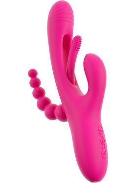 Sweet Smile Triple Vibe with Flicking Tongue