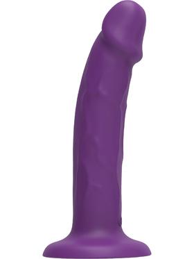 Toy Joy Get Real Vibrating Harness Dong, 19.5 cm, lila