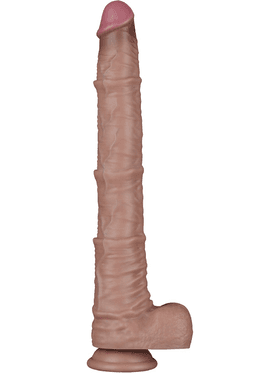 LoveToy Dual-Layered Bendable Silicone XXL Cock, 40.5 cm