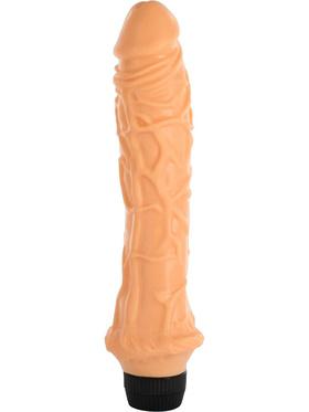 SevenCreations Perfect Pleasures Dildo Vibrator, 24 cm, ljus