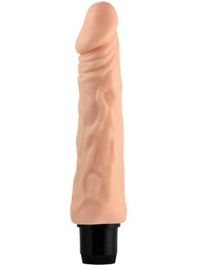 LoveToy Real Feel Cyberskin Dildo Vibrator, 20 cm