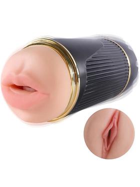 Mistress Kay Vibrating Double Masturbator, Vagina & Mouth