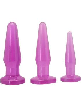 Toyz4Lovers Timeless, Happy Set Anal Plugs, lila