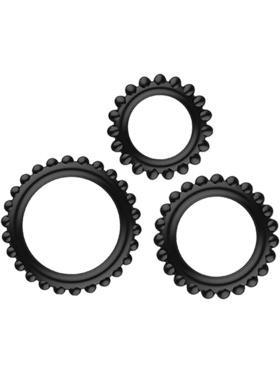 Baile Titan No.1, Silicone Cock Ring Set, 3-pack