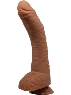 Beautiful Alex Realistisk Dildo med Sugpropp, 28 cm, mörk