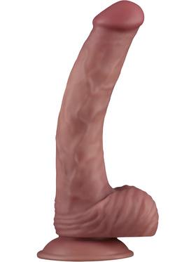 LoveToy Vibrating Dual Density Power Cock, 23 cm