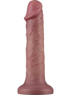 LoveToy Vibrating Dual Density Power Cock, 20 cm