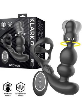 IntoYou Klark, Waving & Vibrating Anal Plug with remote