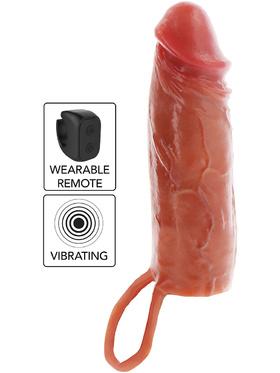 Toy Joy Get Real, Hydrated Skin Vibr. Penis Sleeve, 16 cm
