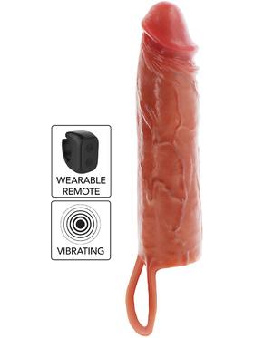 Toy Joy Hydrated Skin Penis Silicone Sleeve Vibrating, 20 cm
