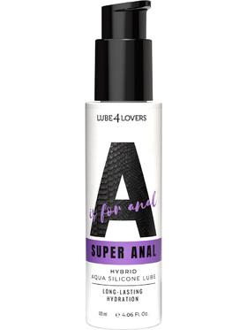 Lube4Lovers Super Anal, Hybrid Lubricant, 120 ml