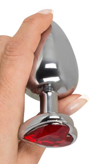 Heart Diamond Anal Plug Large
