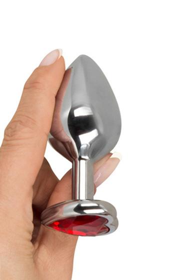 Heart Diamond Anal Plug Small