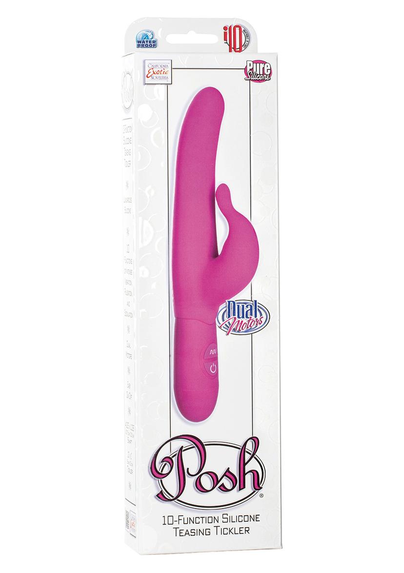 10 FUNCTION TEASING TICKLER PINK