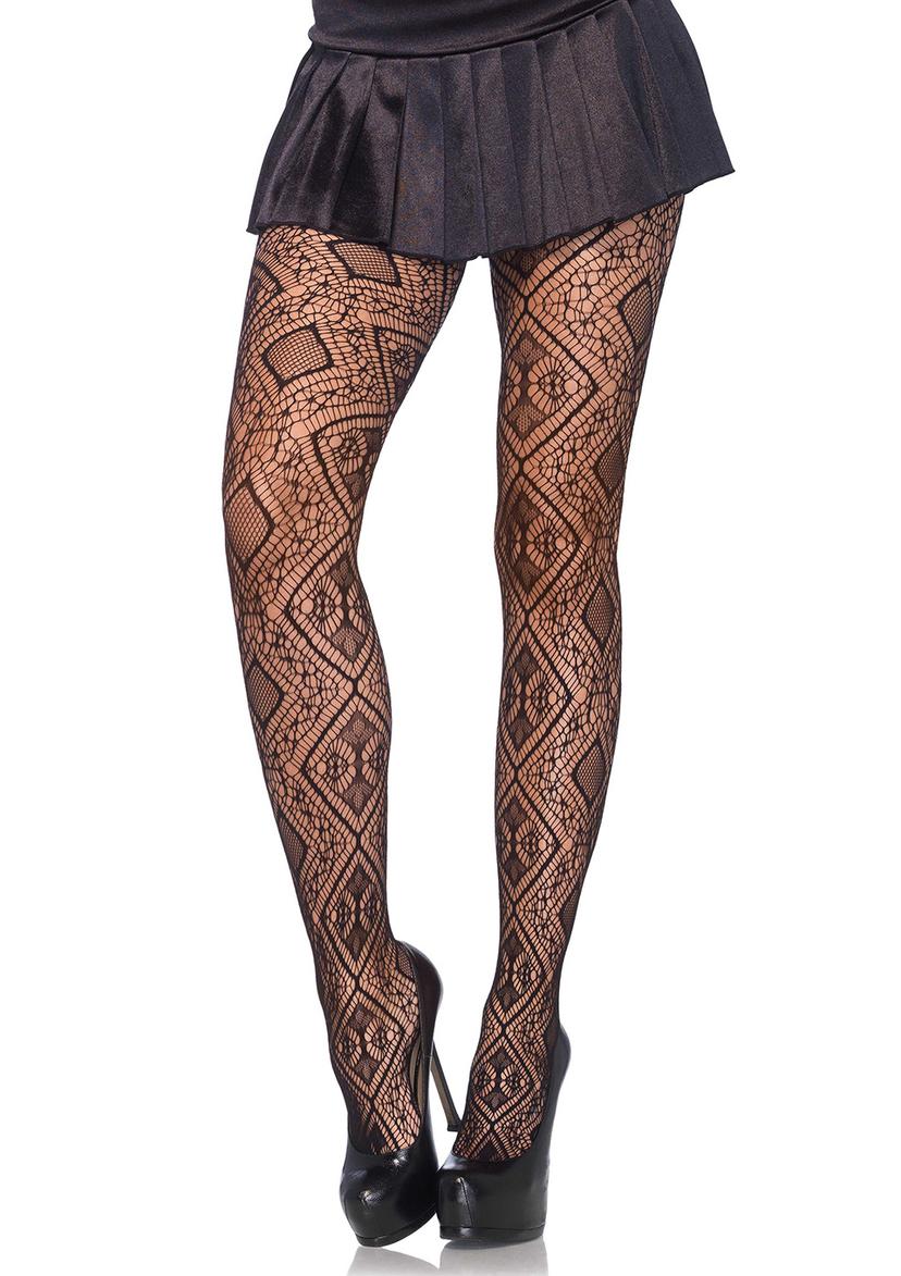 DIAMONDNET PANTYHOSE O/S BLACK