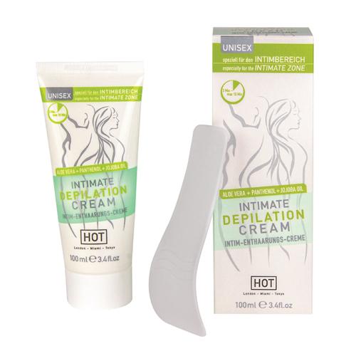 HOT INTIMATE DEPILATION CREAM 100ML -  Hårborttagning