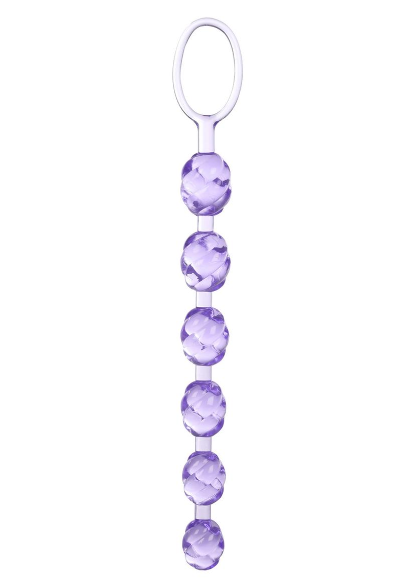 SWIRL PLEASURE BEADS PURPLE