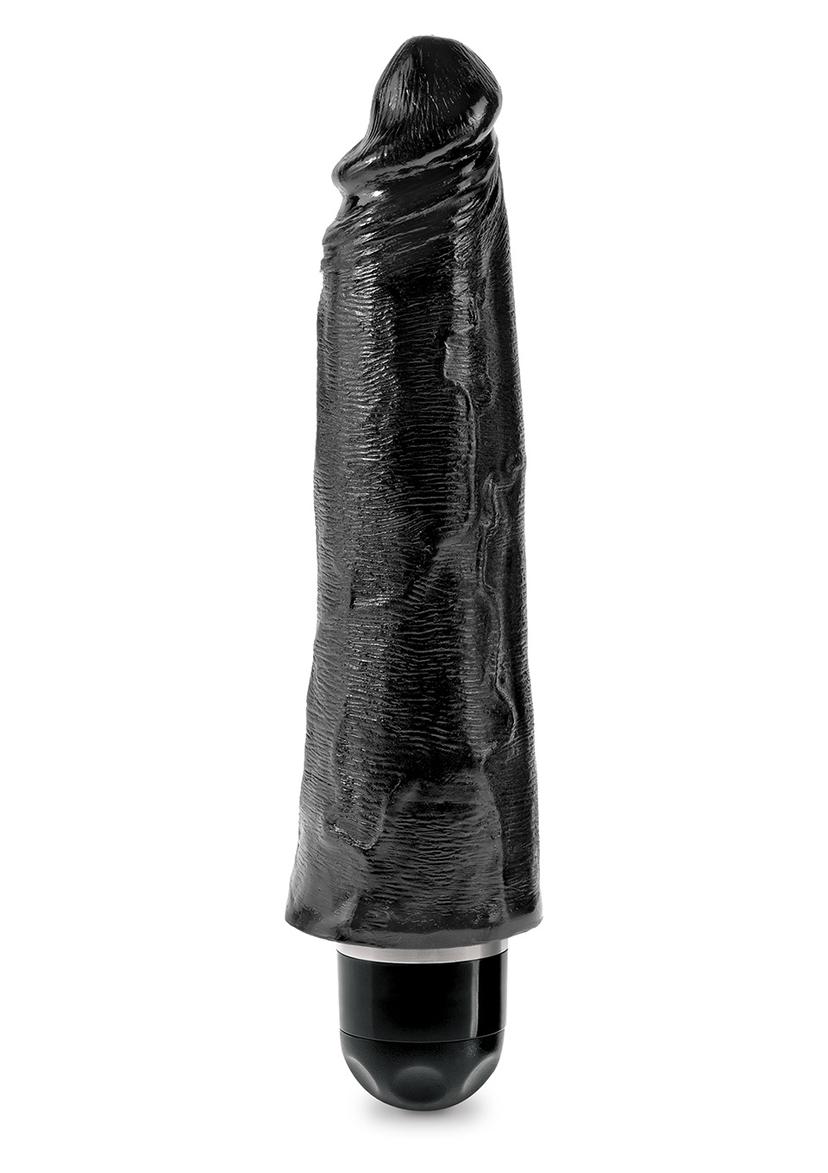 KING COCK 8'' VIBR STIFFY BLACK