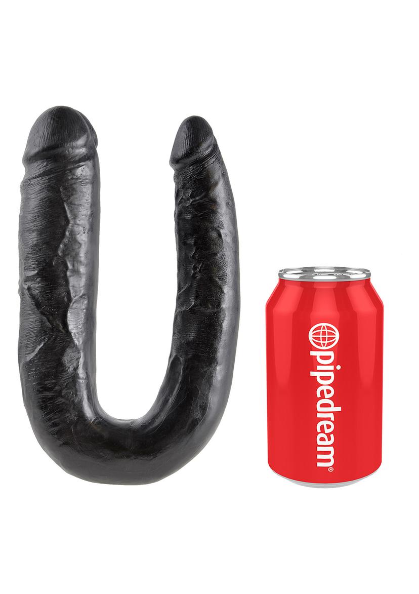KING COCK DOUBLE TROUBLE L BLACK