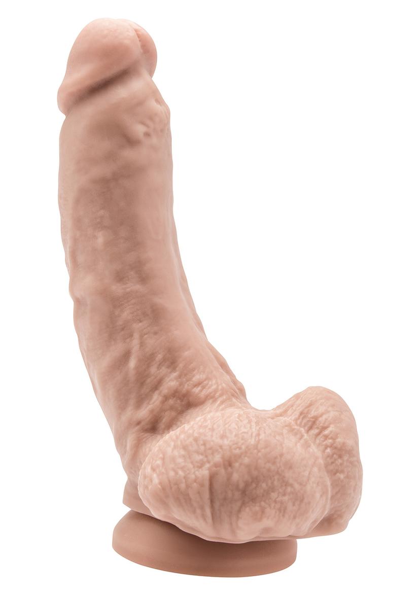 COCK 8 INCH W/ BALLS FLESH