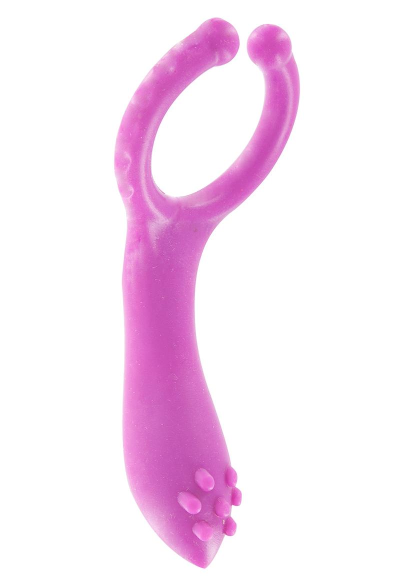 VIBRATING CLIT-STIM C-RING PURPLE - PENISRING