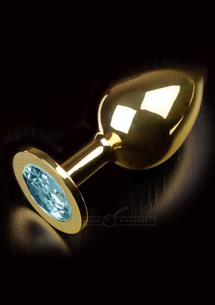 JEWELLERY LARGE GOLD WATER BLUE