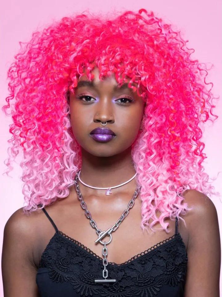 Manic Panic Two Tone Pink Wig