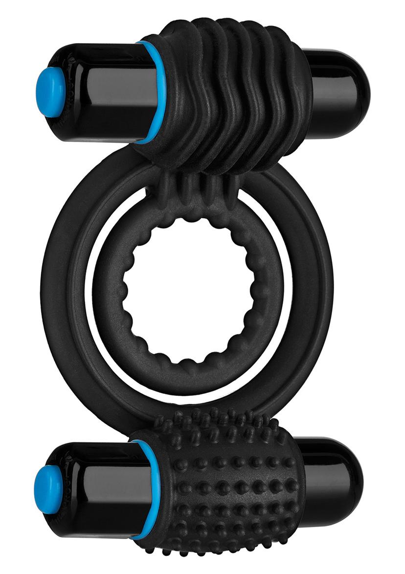 OPTIMALE VIBR DOUBLE C-RING BLACK